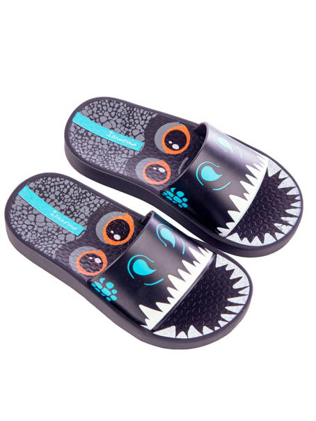 Kindersandalen Ipanema Urban Slide Kids Black/White/Blue