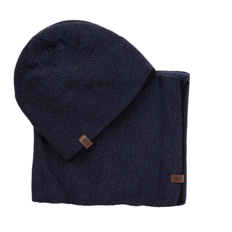 Komplet męski czapka i szalik S-SET-23003-012