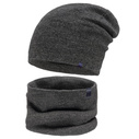 Komplet męski czapka i komin SCJ SET-21035-030/21036-030