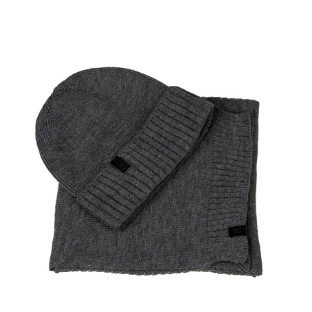 Komplet męski czapka i szalik SCJ SET-23001-002