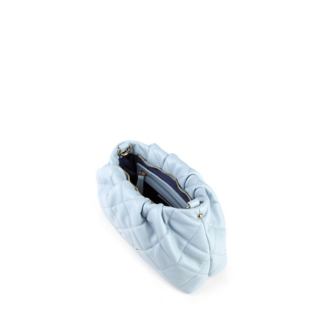 VALENTINO Ocarina torebka pikowana błękitna
